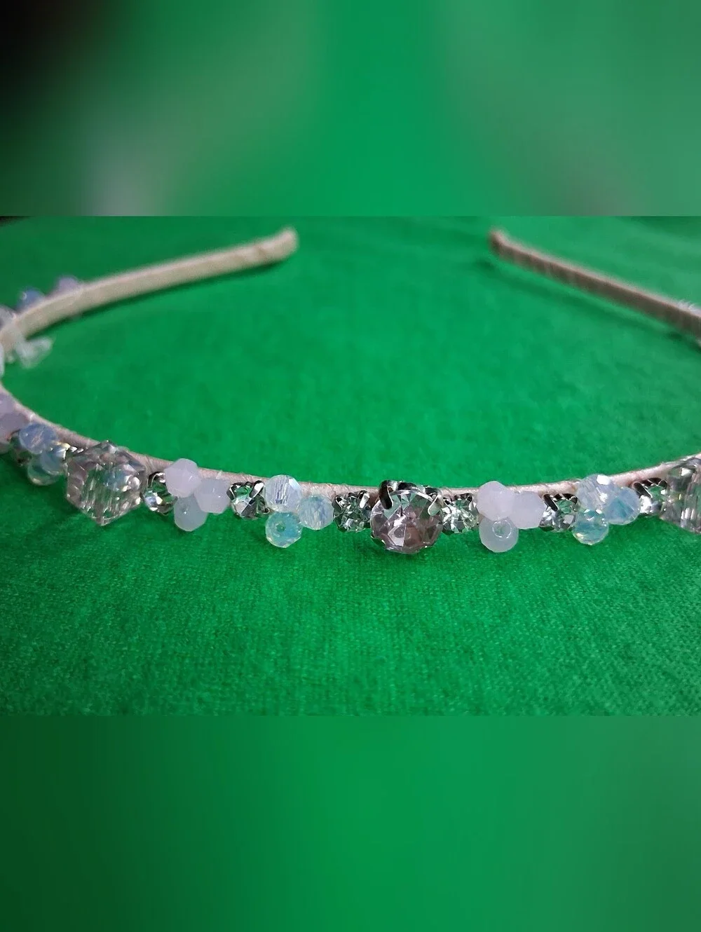 Pink Stone And Jewel Headband